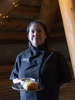 Chef Maggie Wallace, Squamish Lil'wat Cultural Centre