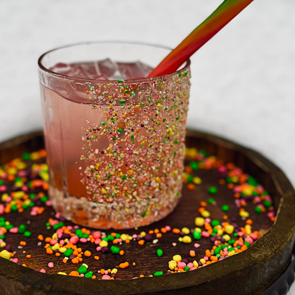 Caramba Taste the Rainbow Margarita